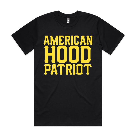 AMERICAN HOOD PATRIOT (BLACK & YELLOW)