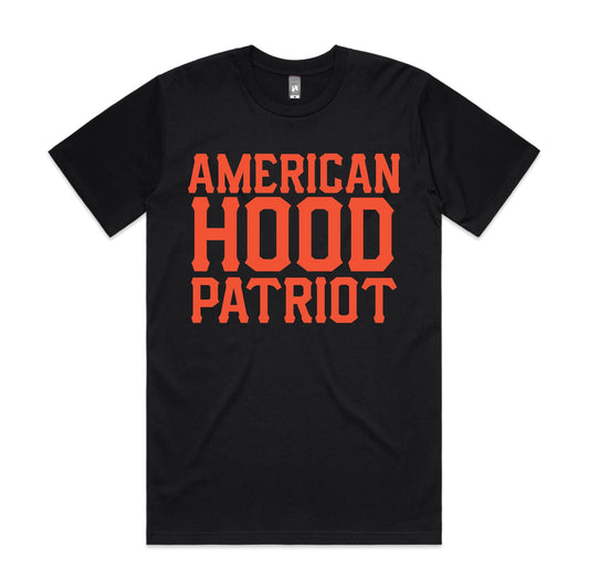 AMERICAN HOOD PATRIOT (BLACK & ORANGE)