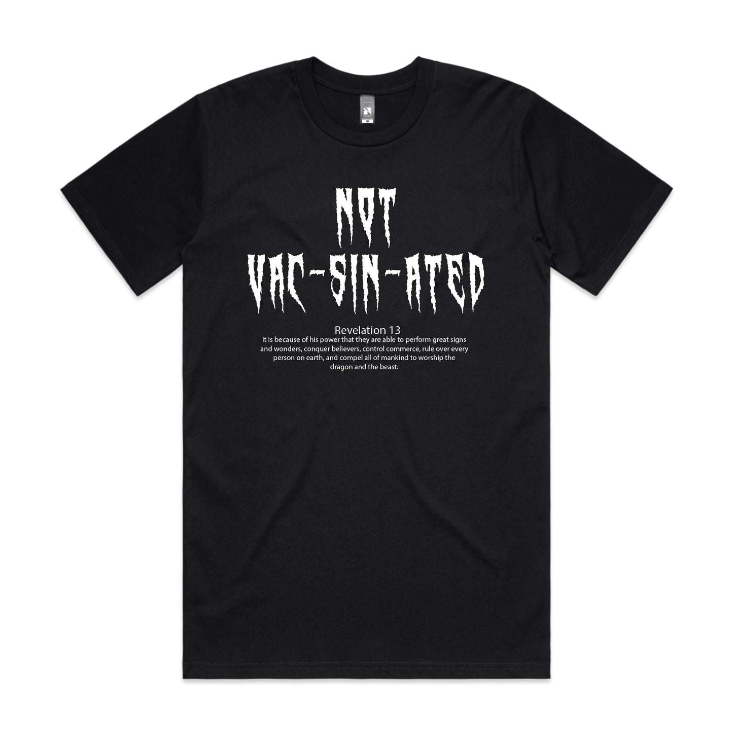 AMERICAN HOOD PATRIOT VAC-SIN-ATED TEE